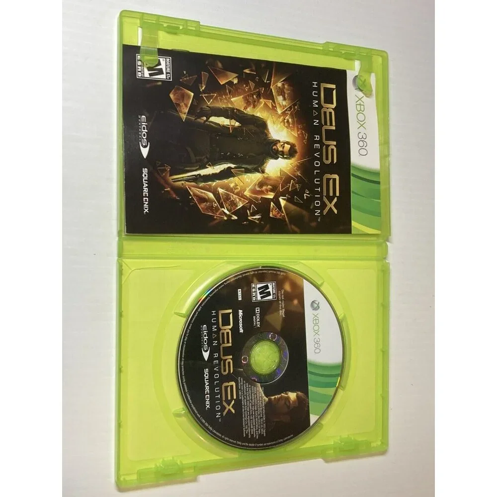 Deus Ex: Human Revolution (Microsoft Xbox 360, 2011) CIB